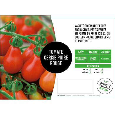 Tomate cerise poire rouge